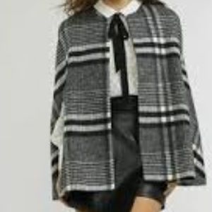 Plaid cape